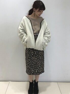 INGNI（イング）さん（レディース・158cm）の冬コーディネート