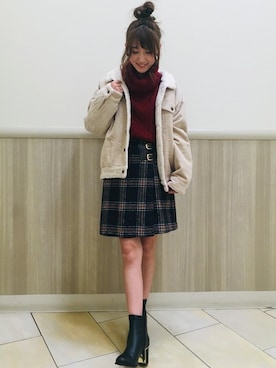 INGNI（イング）さん（レディース・156cm）の冬コーディネート