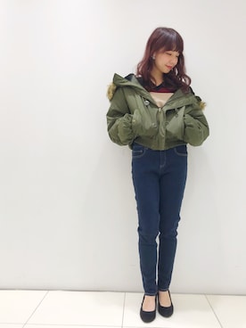 INGNI（イング）さん（レディース・158cm）の冬コーディネート