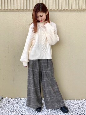 INGNI（イング）さん（レディース・157cm）の冬コーディネート