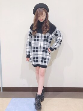 INGNI（イング）さん（レディース・154cm）の冬コーディネート