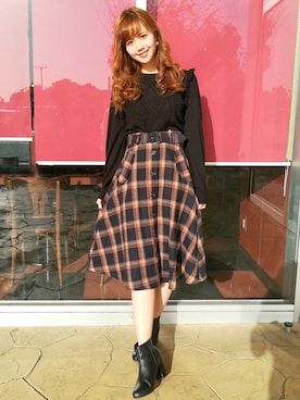 INGNI(イング)さん(レディース・161cm)の冬コーディネート