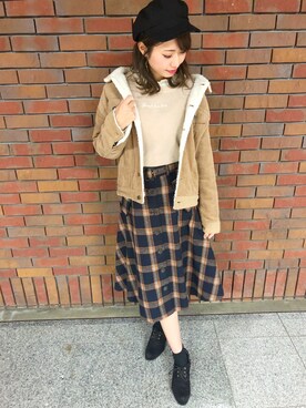 INGNI（イング）さん（レディース・164cm）の冬コーディネート