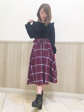 INGNI(イング)さん(レディース・156cm)の冬コーディネート