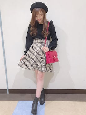 INGNI（イング）さん（レディース・154cm）の冬コーディネート