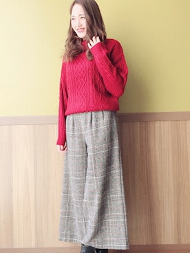 INGNI（イング）さん（レディース・163cm）の冬コーディネート