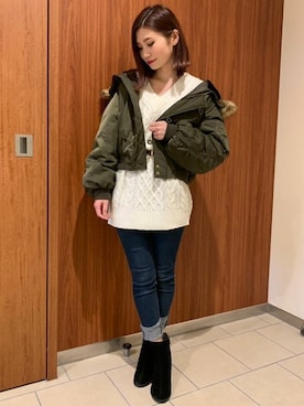 INGNI（イング）さん（レディース・157cm）の冬コーディネート