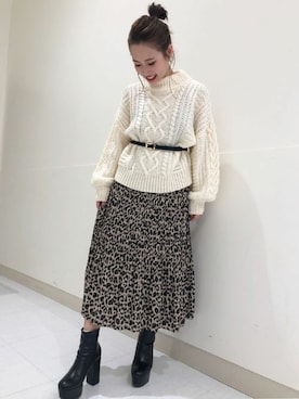 INGNI（イング）さん（レディース・150cm）の冬コーディネート