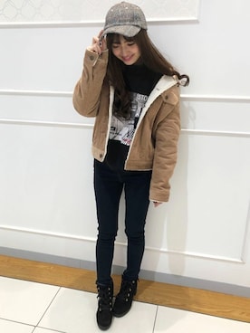 INGNI（イング）さん（レディース・156cm）の冬コーディネート