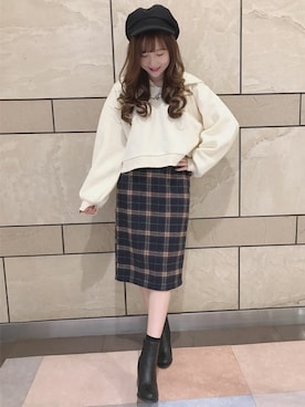 INGNI(イング)さん(レディース・154cm)の冬コーディネート