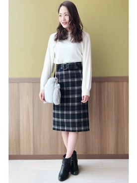 INGNI（イング）さん（レディース・164cm）の冬コーディネート