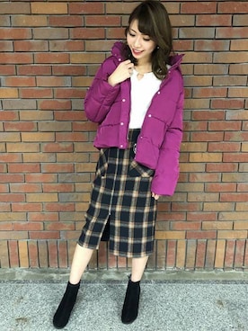 INGNI（イング）さん（レディース・164cm）の冬コーディネート