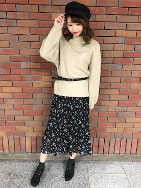 INGNI（イング）さん（レディース・164cm）の冬コーディネート