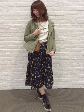 INGNI（イング）さん（レディース・161cm）の冬コーディネート