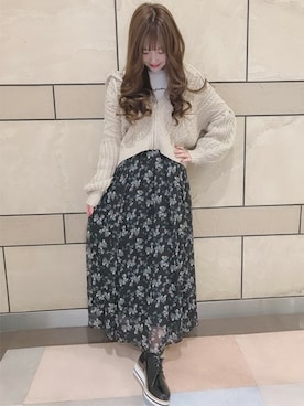 INGNI（イング）さん（レディース・154cm）の冬コーディネート