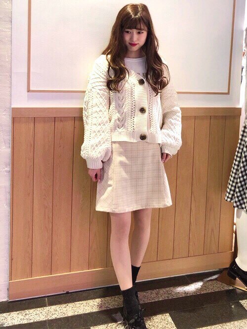 Ingni イング Allamanda 渋谷109店 Allamandaのカーディガンを使ったコーディネート Wear