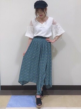 INGNI（イング）さん（レディース・154cm）の春コーディネート