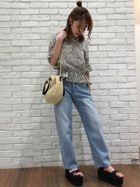 INGNI（イング）さん（レディース・160cm）の夏コーディネート