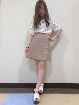 INGNI（イング）さん（レディース・154cm）の夏コーディネート