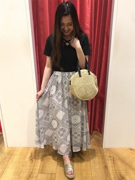INGNI（イング）さん（レディース・155cm）の夏コーディネート