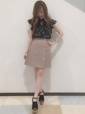 INGNI（イング）さん（レディース・154cm）の夏コーディネート