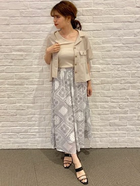 INGNI(イング)さん(レディース・165cm)の夏コーディネート