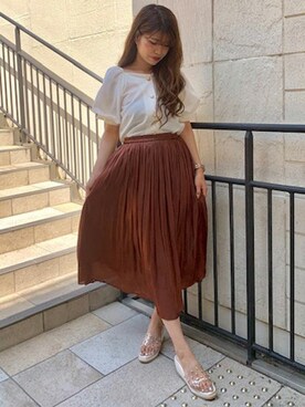 INGNI（イング）さん（レディース・165cm）の夏コーディネート