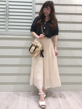 INGNI（イング）さん（レディース・154cm）の夏コーディネート