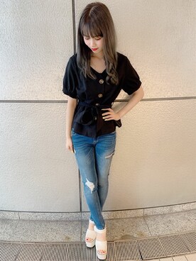 INGNI（イング）さん（レディース・161cm）の夏コーディネート