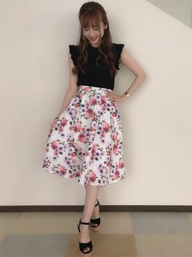 INGNI（イング）さん（レディース・154cm）の夏コーディネート