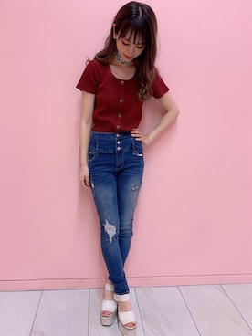 INGNI（イング）さん（レディース・161cm）の夏コーディネート