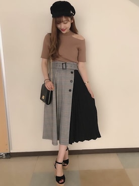 INGNI（イング）さん（レディース・154cm）の夏コーディネート