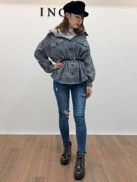 INGNI（イング）さん（レディース・160cm）の秋コーディネート