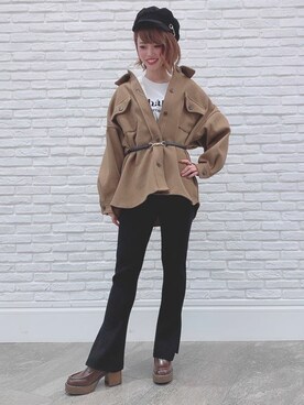 INGNI（イング）さん（レディース・158cm）の秋コーディネート