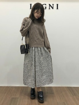 INGNI（イング）さん（レディース・160cm）の秋コーディネート