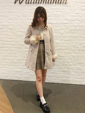 「Allamanda（アラマンダ）のアイテム（ジャケット/アウター）」を使った、INGNI（イング）さん（レディース・161cm）の秋コーディネート