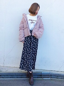 INGNI（イング）さん（レディース・164cm）の冬コーディネート