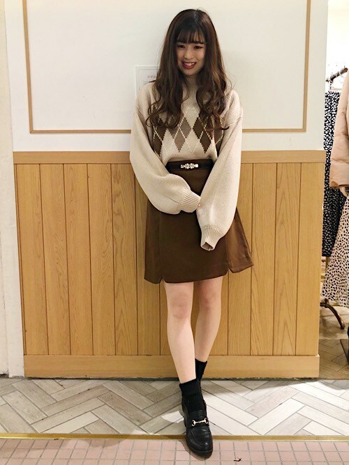 Ingni イング Allamanda 渋谷109店 Allamandaのニット セーターを使ったコーディネート Wear