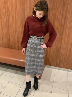 INGNI（イング）さん（レディース・157cm）の冬コーディネート