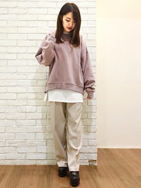 INGNI（イング）さん（レディース・160cm）の冬コーディネート