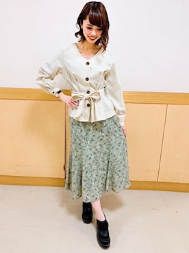 INGNI（イング）さん（レディース・160cm）の春コーディネート