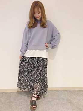 INGNI（イング）さん（レディース・154cm）の春コーディネート
