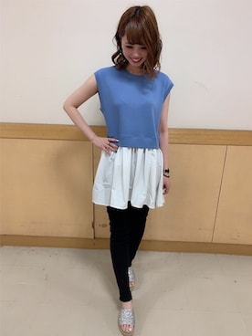 INGNI（イング）さん（レディース・160cm）の夏コーディネート