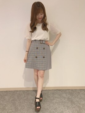 INGNI（イング）さん（レディース・154cm）の夏コーディネート