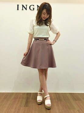 INGNI（イング）さん（レディース・160cm）の夏コーディネート