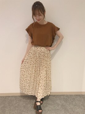 INGNI（イング）さん（レディース・154cm）の夏コーディネート