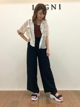 INGNI（イング）さん（レディース・160cm）の夏コーディネート