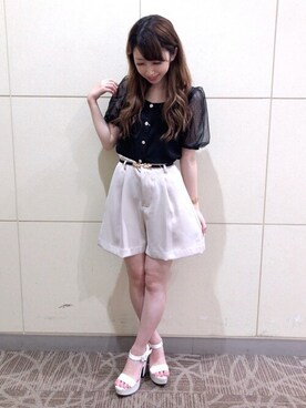 INGNI（イング）さん（レディース・153cm）の夏コーディネート