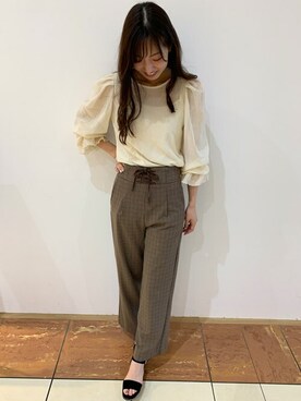 INGNI(イング)さん(レディース・168cm)の秋コーディネート