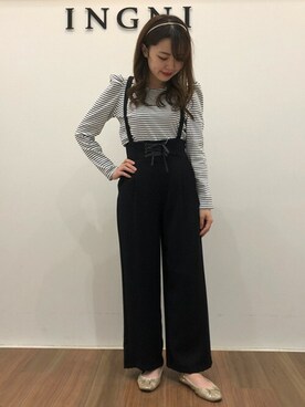 INGNI（イング）さん（レディース・160cm）の秋コーディネート